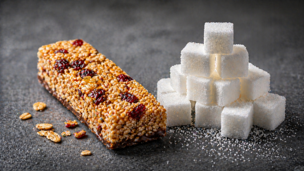 Azúcar oculto en alimentos saludables peligrosos como las barritas de cereales